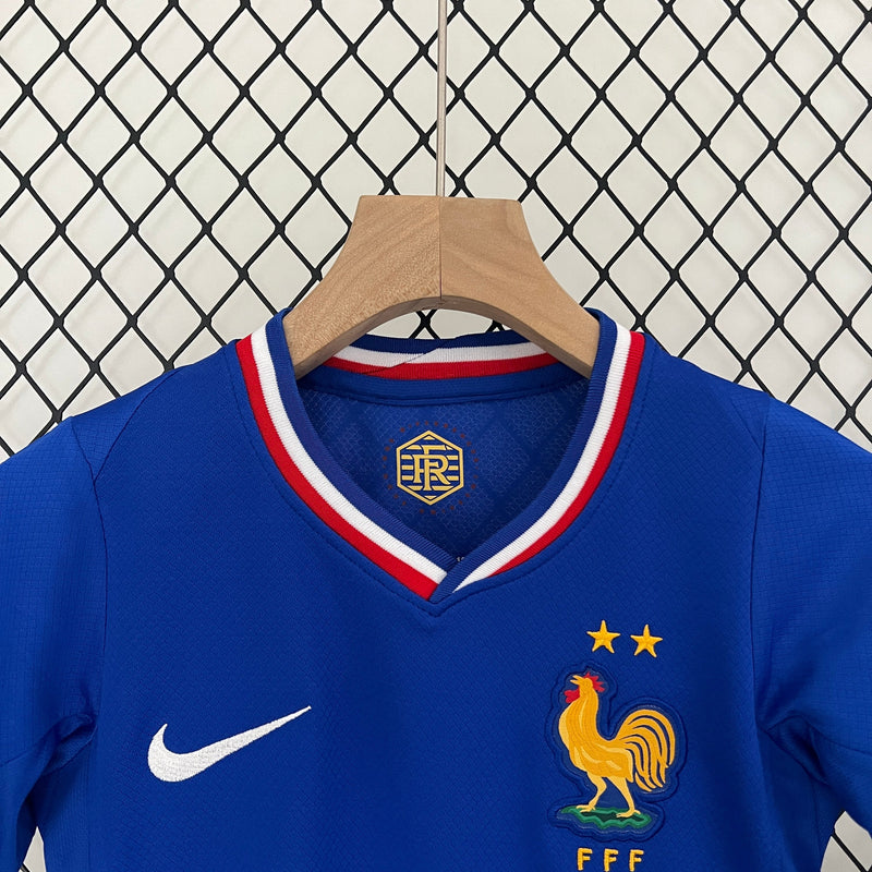 Seleção França Kit Infantil Home 2024-25 - Nike