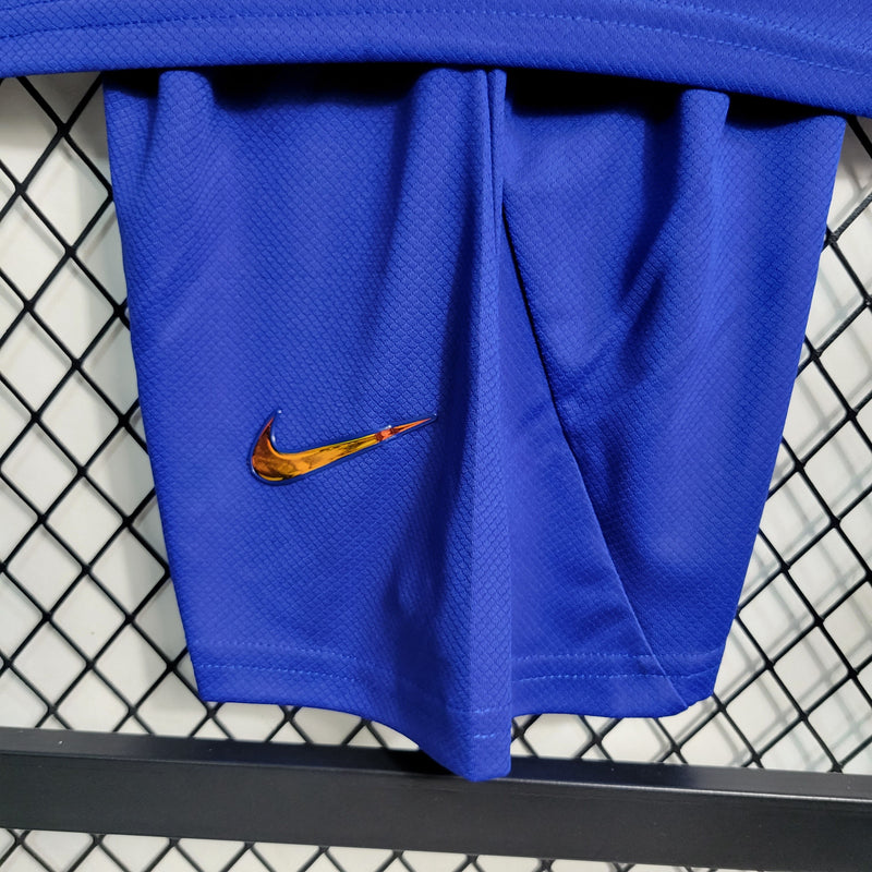 Kit Infantil Chelsea I 23/24 Nike - Azul