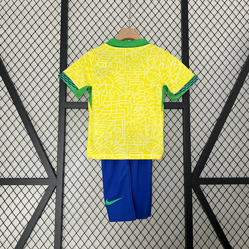 Seleção Brasileira Kit Infantil Home 2024-25 - Nike