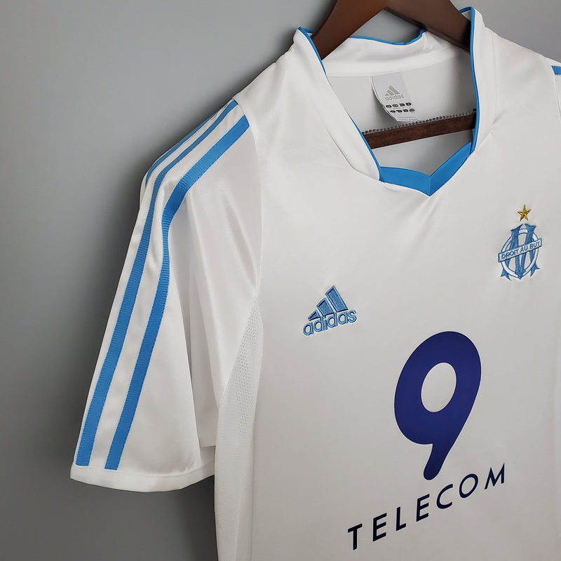 Camisa Olympique de Marseille Titular 02/03 - Versão Retro