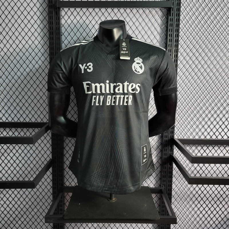 Camisa Real Madrid Edição Especial Y3 Preta 22/23 - Versão Jogador