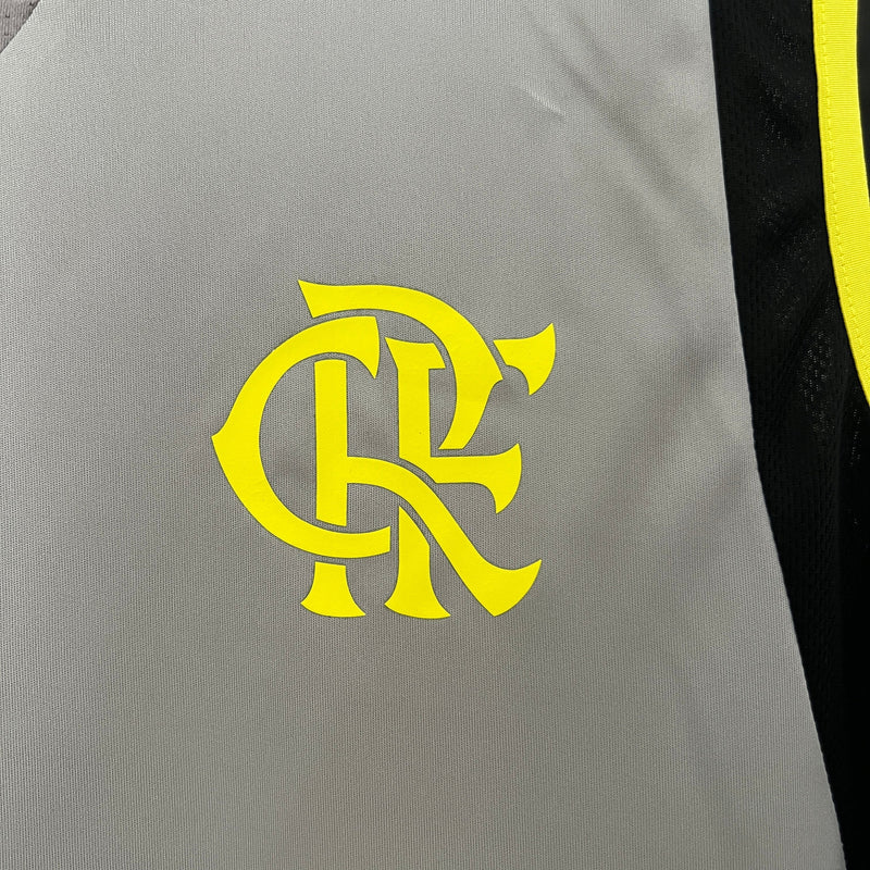 Camisa Flamengo Treino Regata 24/25 - Adidas - Cinza