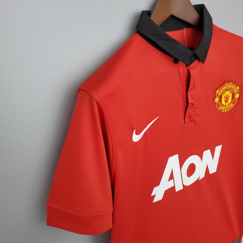 Camisa Manchester United Titular 13/14 - Versão Retro