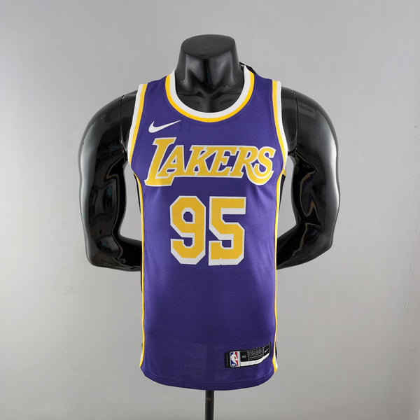 Camisa NBA Lakers #95 Toscano Roxa 75° Aniversário  - 23/24