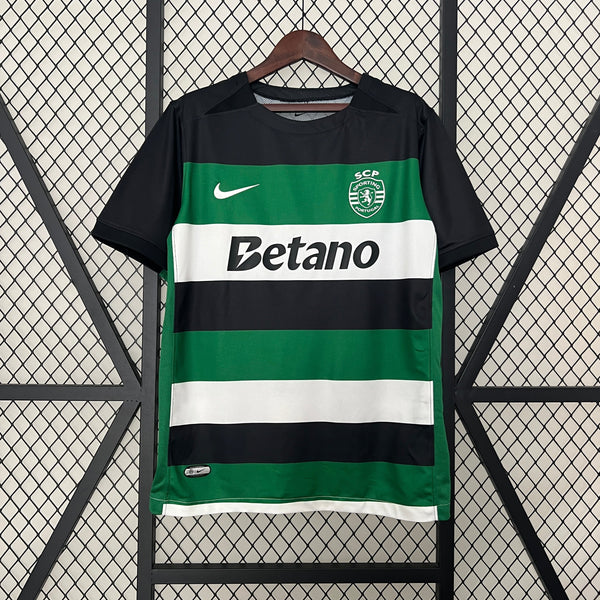 Camisa Sporting 24/25 Home - Nike - Verde com Preto