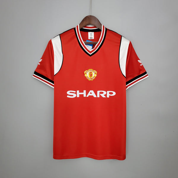 Camisa Manchester United Titular 85/86 - Versão Retro