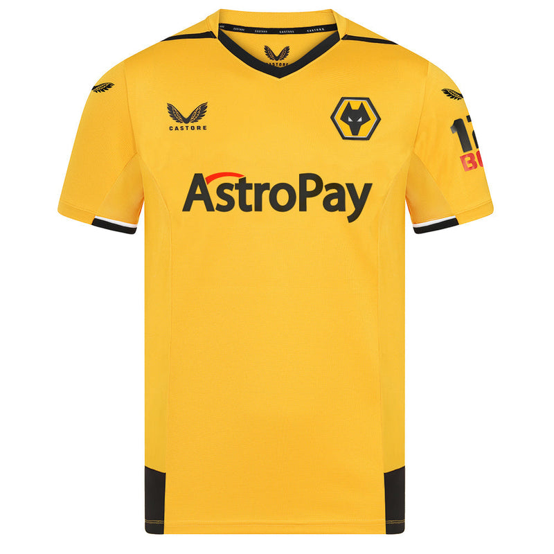 Camisa Wolves I 22/23 Castore - Amarelo