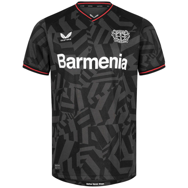 Camisa Bayer Leverkusen II 22/23 Castore - Preta