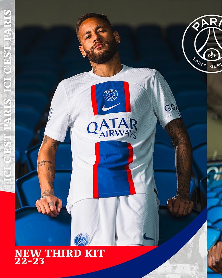 Camisa PSG III 22/23 Nike - Branca