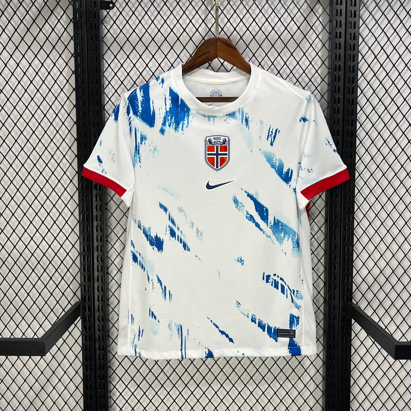 Camisa Seleção Noruega 2024/25 Nike - Azul e Branco