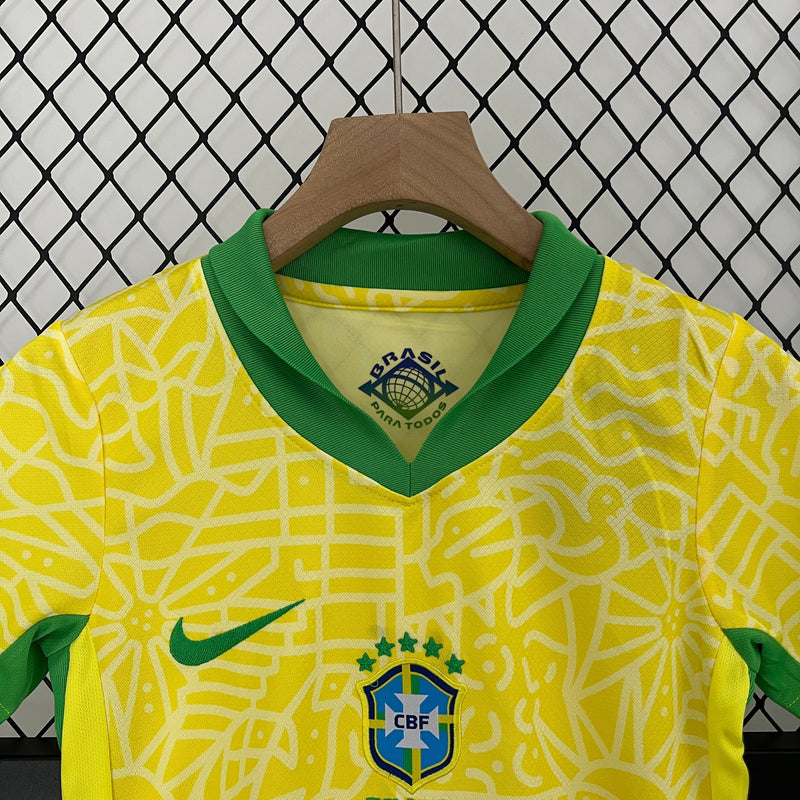 Seleção Brasileira Kit Infantil Home 2024-25 - Nike