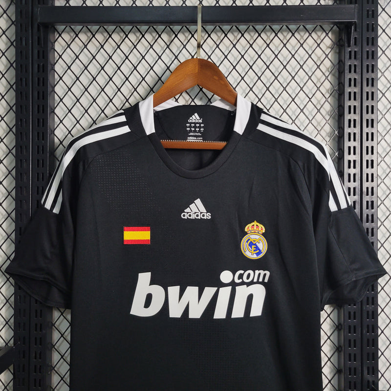 Camisa Real Madrid Retrô 2008/2009 Adidas - Preta