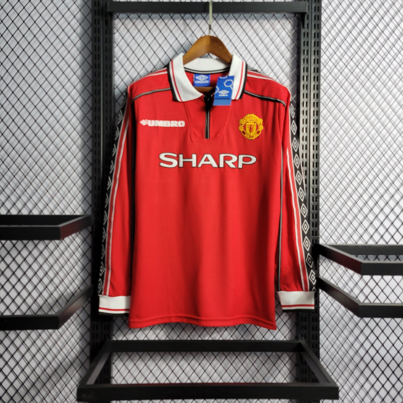 Camisa Manchester United Titular 98/99 - Versão Retro