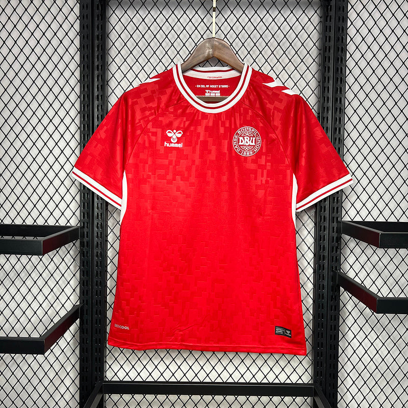 Camisa Seleção Dinamarca 24/25 - Home - Vermelha