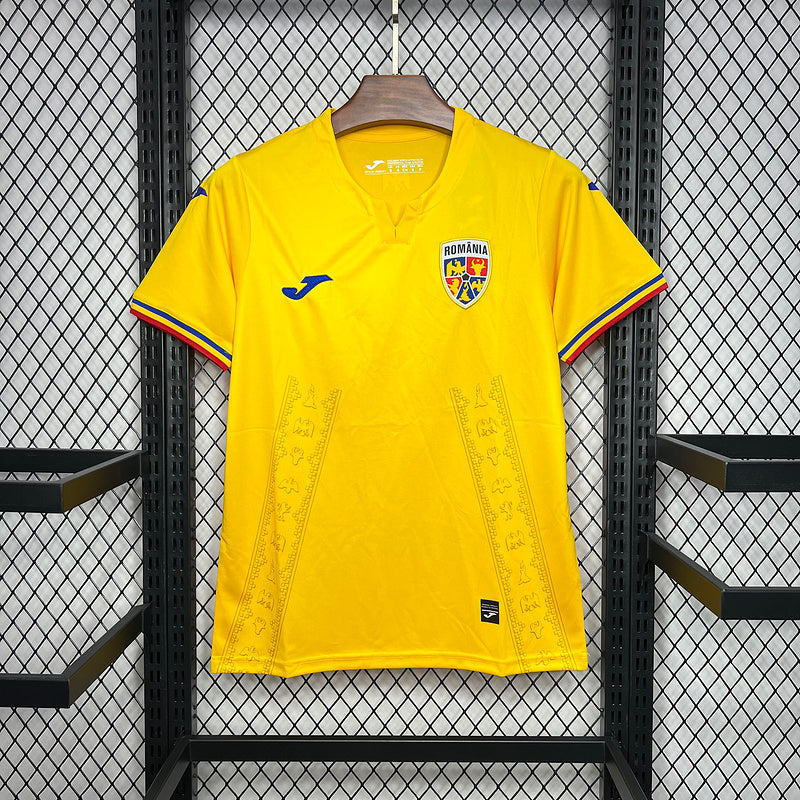 Camisa Seleção Romania l - 24/25 - Amarelo