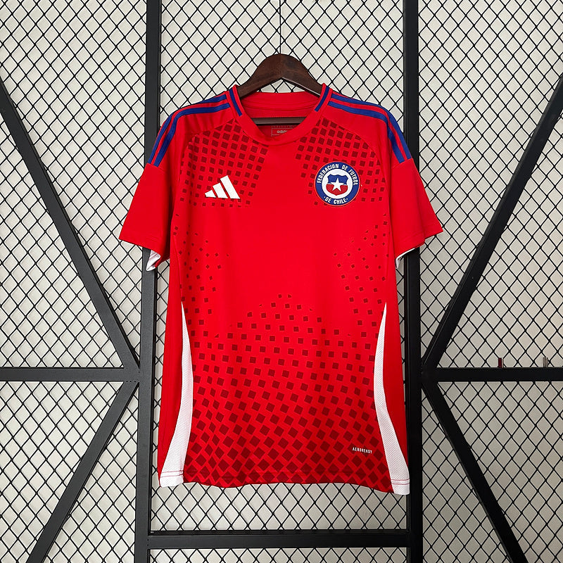 Camisa Chile 24/25 Home I - Vermelho