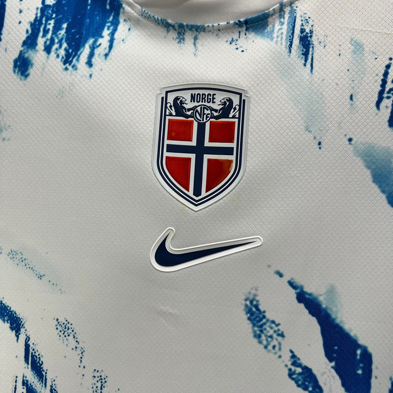 Camisa Seleção Noruega 2024/25 Nike - Azul e Branco