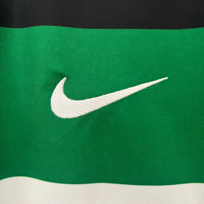 Camisa Sporting 24/25 Home - Nike - Verde com Preto