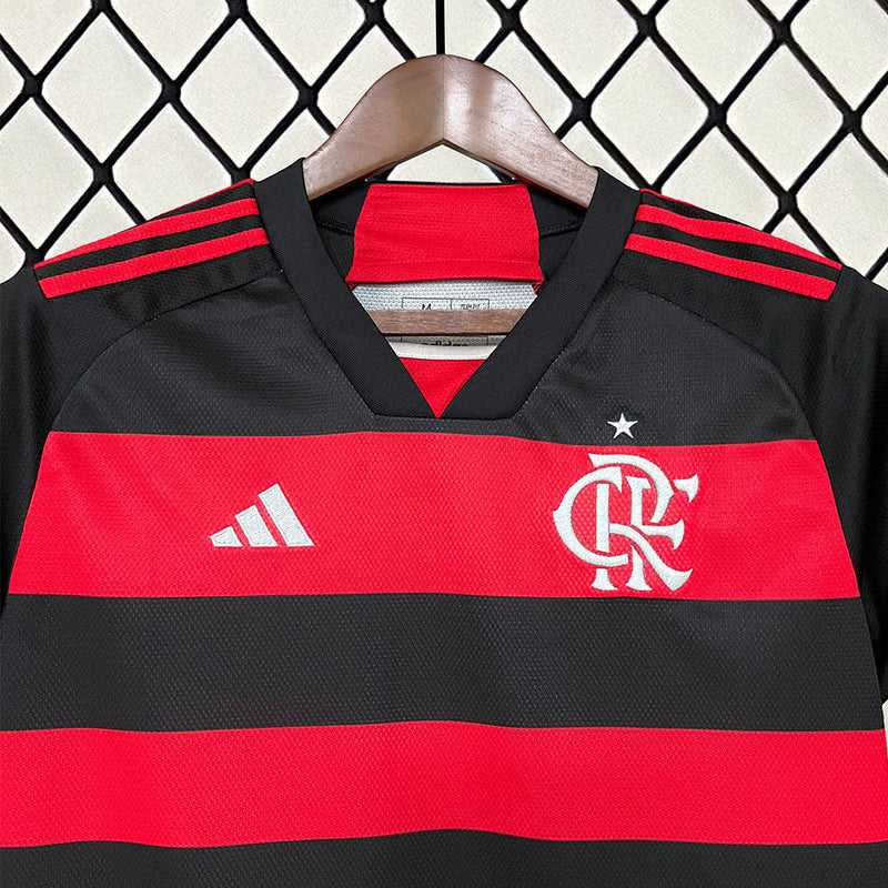 Camisa Flamengo Home Adidas Feminina 24/25 - Versão Torcedor